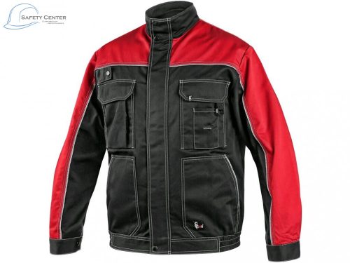 Jachetă de lucru pentru iarnă Canis CXS Orion Otakar roșu-negru Mărimea 62