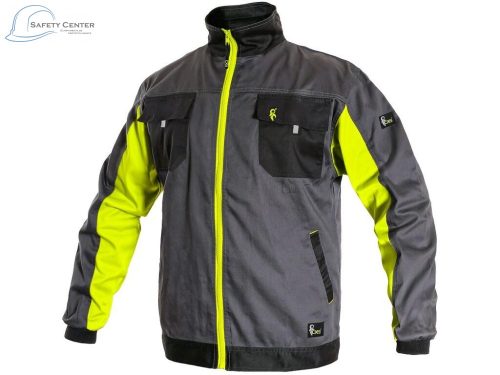 Jachetă de lucru Canis Phoenix Perseus, gri-galbenă