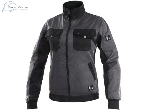 Jachetă de lucru pentru femei CXS Phoenix Bellona, gri-negru