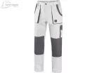 Pantaloni de lucru de talie Canis Luxy Josef, alb Mărimea 62