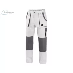   Pantaloni de lucru de talie Canis Luxy Josef, alb Mărimea 46