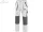 Pantaloni de lucru de talie Canis Luxy Josef, alb Mărimea 62
