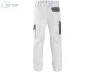 Pantaloni de lucru de talie Canis Luxy Josef, alb