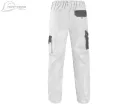 Pantaloni de lucru de talie Canis Luxy Josef, alb Mărimea 62
