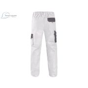 Pantaloni de lucru de talie Canis Luxy Josef, alb