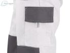 Pantaloni de lucru de talie Canis Luxy Josef, alb