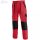 Pantaloni de lucru de talie Canis Luxy Josef rosu-negru Mărimea 50