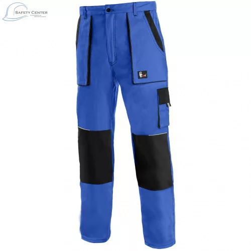 Pantaloni de lucru de talie Canis Luxy Josef albastru-negru Mărimea 50