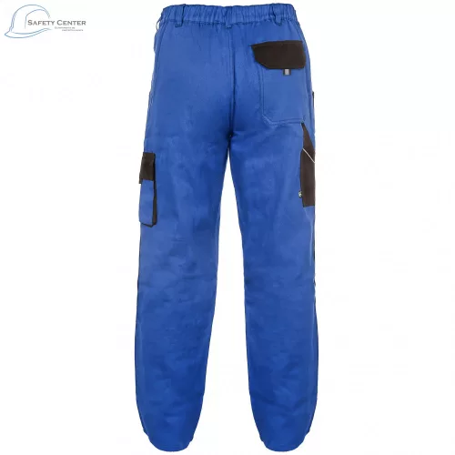 Pantaloni de lucru de talie Canis Luxy Josef albastru-negru Mărimea 50