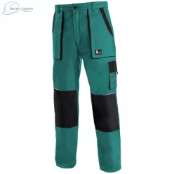   Pantaloni de lucru de talie Canis Luxy Josef verde-negru Mărimea 46