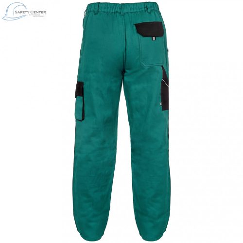 Pantaloni de lucru de talie Canis Luxy Josef verde-negru
