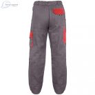 Pantaloni de lucru de talie Canis Luxy Josef gri-rosu