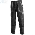 Pantaloni de lucru de talie Canis Luxy Josef negru-gri Mărimea 46