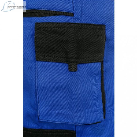 Pantaloni de lucru de talie pentru femei Canis Luxy Elena albastru-negru