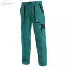 Pantaloni de lucru de talie pentru femei Canis Luxy Elena verde-negru Mărimea 40