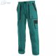 Pantaloni de lucru de talie pentru femei Canis Luxy Elena verde-negru Mărimea 40