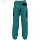 Pantaloni de lucru de talie pentru femei Canis Luxy Elena verde-negru Mărimea 42