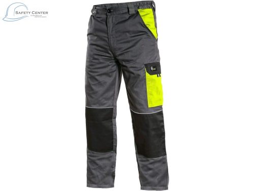 Pantaloni de lucru de talie Canis Phoenix Cefeus, gri-galben