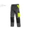 Pantaloni de lucru de talie Canis Phoenix Cefeus, gri-galben