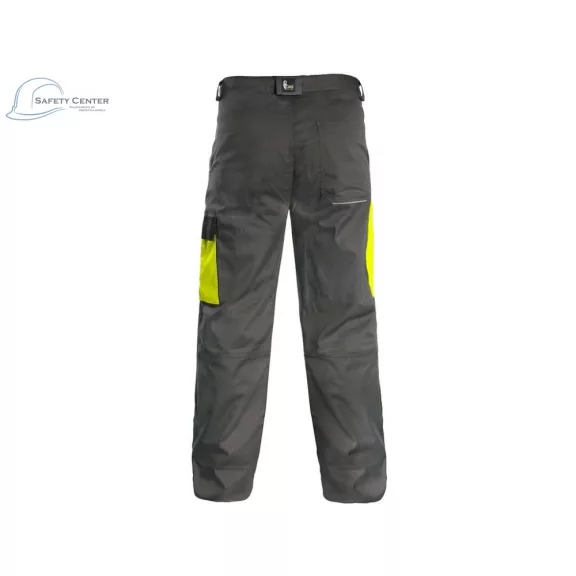 Pantaloni de lucru de talie Canis Phoenix Cefeus, gri-galben