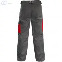   Pantaloni de lucru de talie Canis Phoenix cefeus gri-rosu Mărimea 46