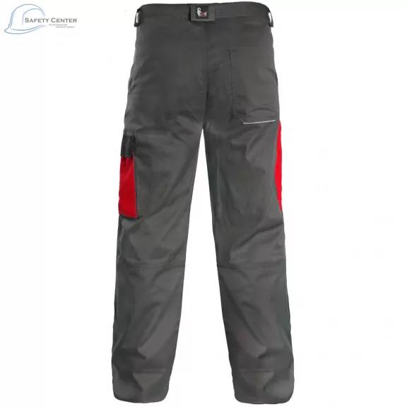 Pantaloni de lucru de talie Canis Phoenix cefeus gri-rosu Mărimea 46