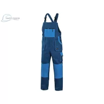 Pantaloni de lucru cu pieptar Canis Luxy Robin Turquaz
