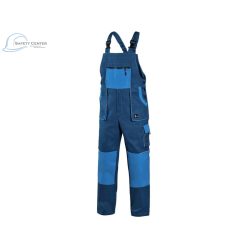 Pantaloni de lucru cu pieptar Canis Luxy Robin Turquaz