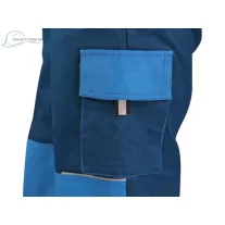 Pantaloni de lucru cu pieptar Canis Luxy Robin Turquaz