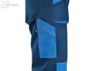 Pantaloni de lucru cu pieptar Canis Luxy Robin Turquaz