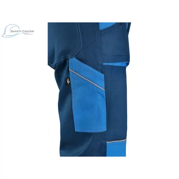 Pantaloni de lucru cu pieptar Canis Luxy Robin Turquaz Mărimea 64
