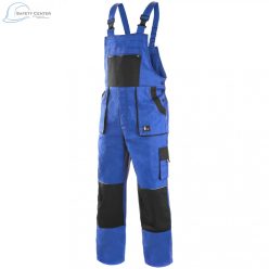   Pantaloni de lucru cu pieptar Canis Luxy Robin albastru-negru