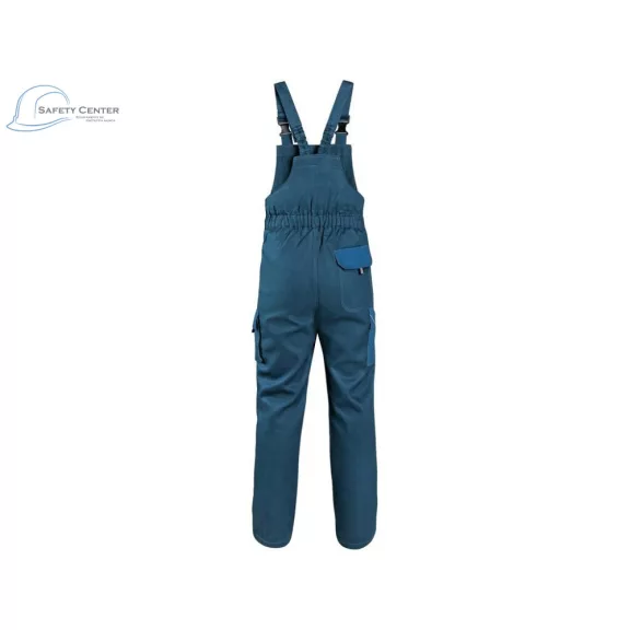 Pantaloni de lucru cu pieptar Canis Luxy Robin petrol Mărimea 46