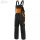 Pantaloni de lucru cu pieptar Canis Luxy Robin negru-portocaliu