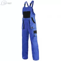   Pantaloni de lucru cu pieptar pentru femei Canis Luxy Sabina  albastru-negru