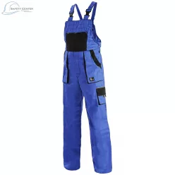   Pantaloni de lucru cu pieptar pentru femei Canis Luxy Sabina  albastru-negru