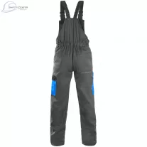   Pantaloni de lucru cu pieptar Canis Phoenix Cronos gri-albastru