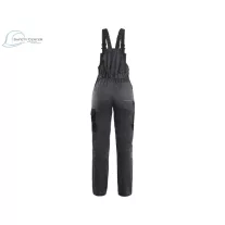 Pantaloni de lucru cu pieptar CXS Phoenix Hekate, gri-negru