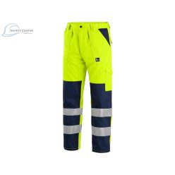   Pantaloni de lucru reflectorizant Canis CXS Norwich galben Mărimea 46