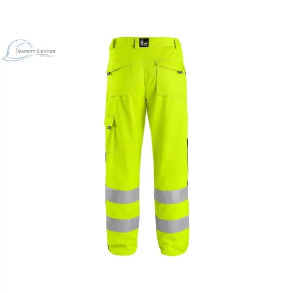 Pantaloni de lucru reflectorizant Canis CXS Norwich galben Mărimea 46