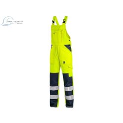   Pantaloni de lucru cu pieptar Reflectorizant Canis CXS Norwich  Mărimea 46