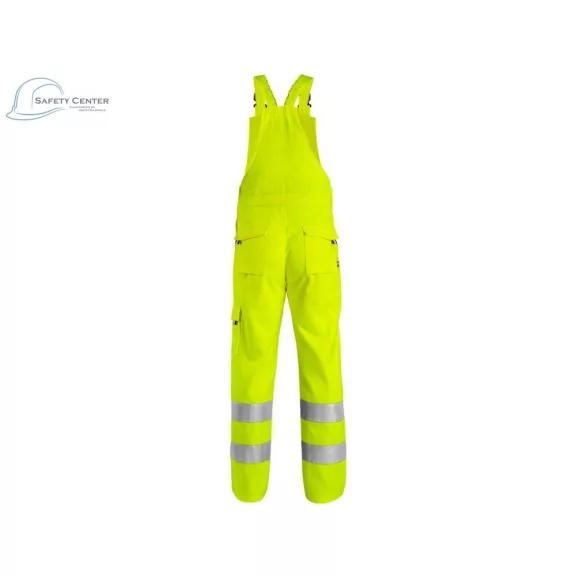 Pantaloni de lucru cu pieptar Reflectorizant Canis CXS Norwich  Mărimea 50