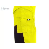   Pantaloni de lucru cu pieptar Reflectorizant Canis CXS Norwich  Mărimea 46