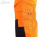 Pantaloni de lucru cu pieptar Reflectorizant Canis CXS Norwich portocaliu