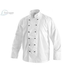 Jacheta bucatar Canis Radim 100% bumbac, alb