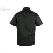   Jacheta bucatar Canis cu maneci scurte 65% poliester si 35% bumbac negru