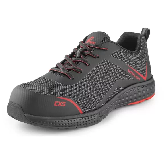 Adidași de protecție ultra-ușori cu bombeu și lamelă antiperforație din textil compozit CXS Land Falcon S1PS