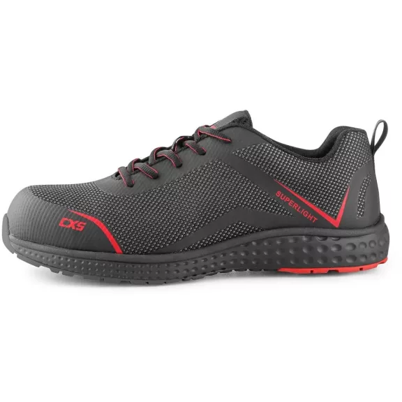 Adidași de protecție ultra-ușori cu bombeu și lamelă antiperforație din textil compozit CXS Land Falcon S1PS