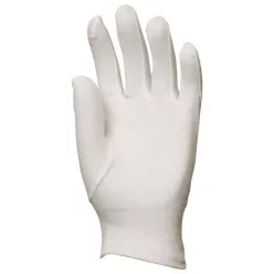 Euro Protection fehér pamut pincérkesztyű fiúknak 4150