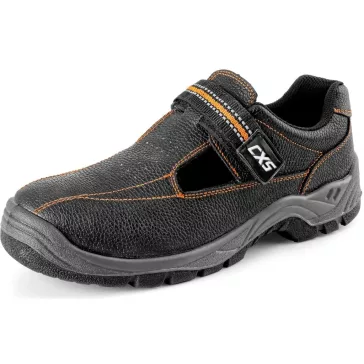   CXS Stone Nefrit S1,Sandale de protectie cu bombeu metalic,din piele de bivol Mărimea 35